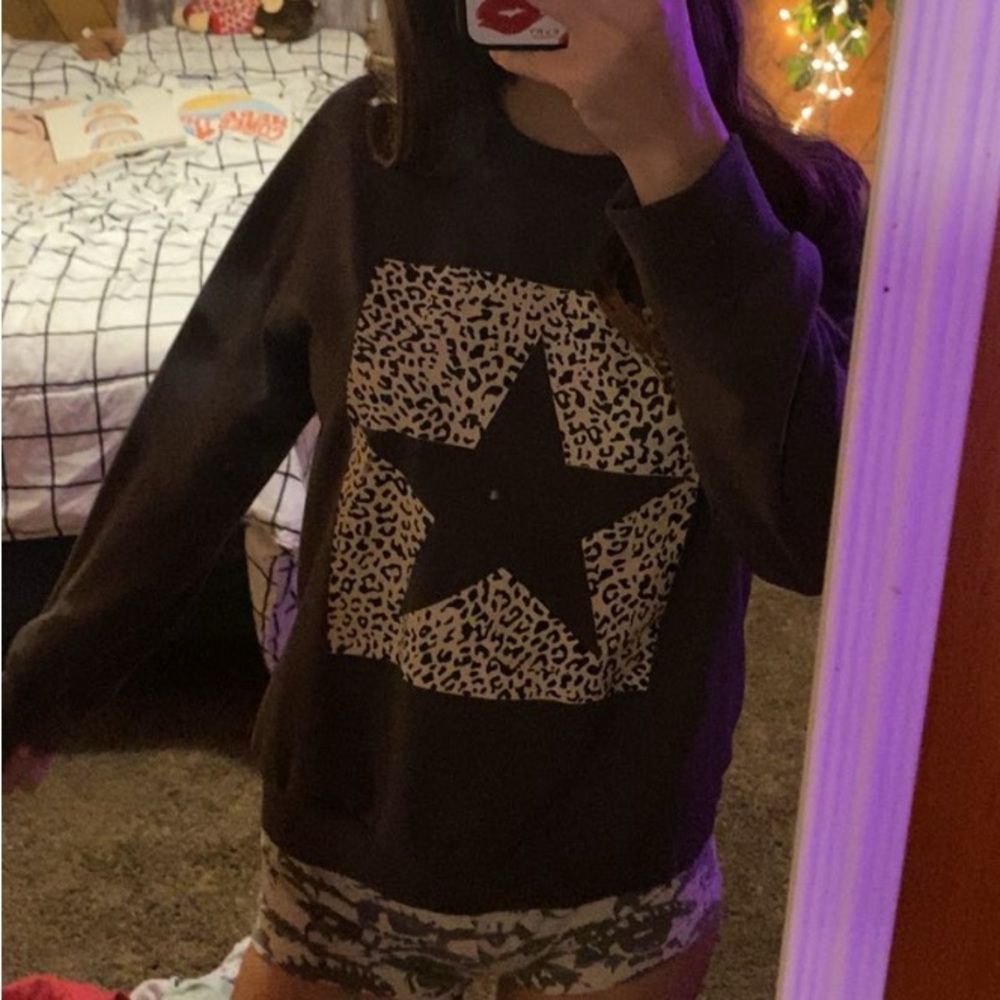 Leopard print sweater SHEIN